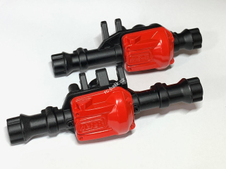 těžký kovový obal náprav TRX-4 300g (př+z) - bez uzávěrek