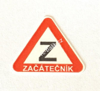samolepka Z - "začátečník"