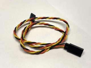 prodlužovací kroucený servo kabel 45cm 22AWG