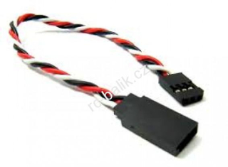 prodlužovací kroucený servo kabel 15cm 22AWG
