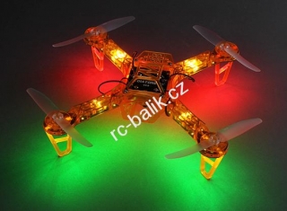 osvětlený rám HK FPV250 V4 Orange Ghost Edition