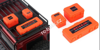 3x střešní box pro TRX-4 - oranžový