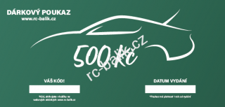 dárkový poukaz 500kč