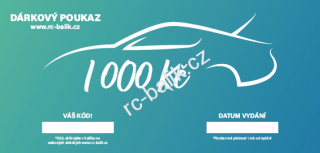 dárkový poukaz 1000kč