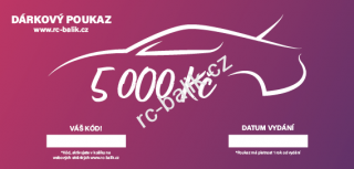 dárkový poukaz 5000kč
