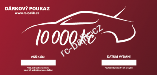 dárkový poukaz 10000kč