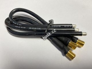 kabely 10AWG s konektorem 6,5mm 20cm 3ks 