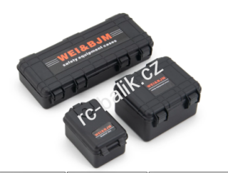 3x střešní box pro TRX-4 - černý