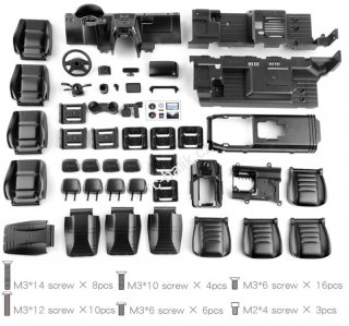 interiér pro TRX-4 G500 a TRX-6 Mercedes-Benz G63