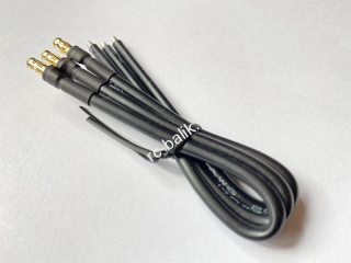 3x konektor 3,5mm s kabelem 12AWG 15cm