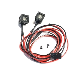 přídavné pracovní světlo + 2x LED s kabeláží