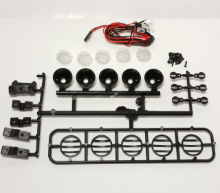 světelná rampa 116mm vč. LED diod