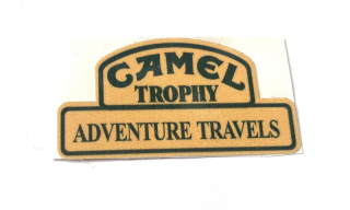 samolepka - polep CAMEL Trophy Adventure Travels střední