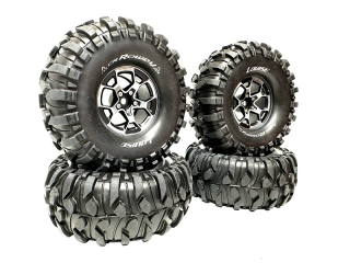 těžké kovové beadlock disky + 4x pneu CR-Rowdy 121mm