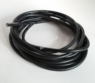 silikonový kabel 12AWG černý