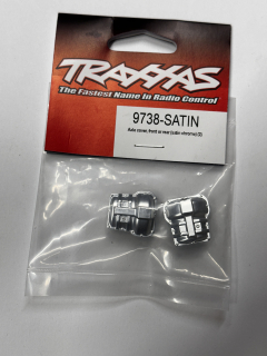 Traxxas kryt rozvodovky polomatný chrom (2)