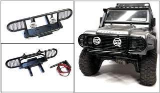 přední kovový nárazník TRX-4 s LED, parabolami a držákem navijáku