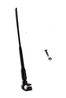 pružná anténa 14cm - s uchycením k rámu v2