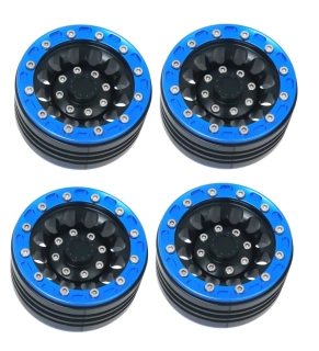 kovové beadlock disky 1.9 4ks modré