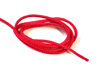 lano 3mm červené (délka 1m)
