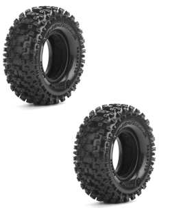 CR-UPHILL 1.0 - Pneumatiky s vložkou pro 1/18 a 1/24 crawler, 2 ks
