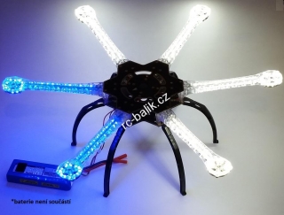 osvětlený rám pro Hexacopter H550 V4 Pro LED
