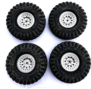 BAZAR - kovové beadlock disky + pneu Traxxas Canyon Trail 1.9" + vložky DualStage PL