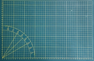 řezací pracovní podložka 420 x 270 mm 