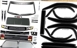 Traxxas samolepky: TRX-4 Sport - polepy