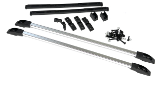 příčníky + kovové hagusy (podélníky) na střechu 253mm