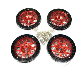 kovové beadlock disky 2.2" 4ks 