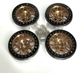 kovové beadlock disky 2.2" 4ks 