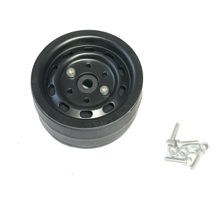 kovový beadlock disk 1.9 1ks černý