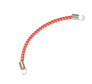 gumicuk natahovací - maketa 10cm červenobílý