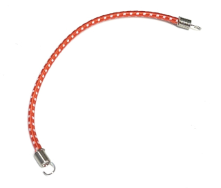 gumicuk natahovací - maketa 15cm červenobílý