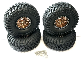 kovové deepdish beadlock disky + 4x pneu M/T 113mm