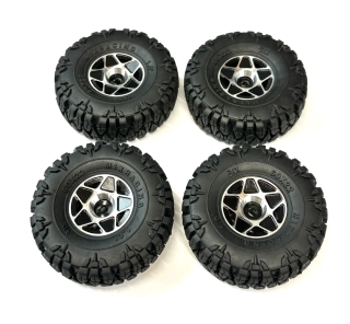 kovové beadlock disky 1.0" + pneu 60x22mm