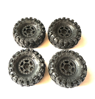 plastové beadlock disky 1.0" + pneu 58x25mm