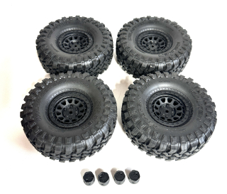 4x kola Axial 1.9 Falken Wildpeak M/T s disky a pokličkami