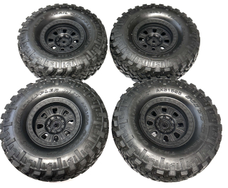 4x beadlock kola Axial 1.9 NittoTrailGrappler M/T R35 s beadlock disky