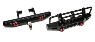 přední + zadní kovový nárazník TRX-4M Defender včetně tažného