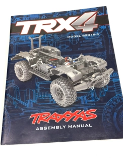 manuál na stavbu podvozku TRX-4 