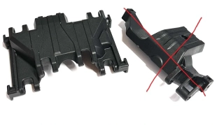 nekompletní - Traxxas přední spodní kryt šasi: TRX-4 (skid)