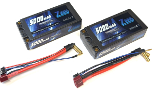 2ks - Lipo 2S 5000mAh 120C Shorty HARDCASE T-DEAN