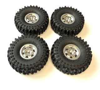 kovové beadlock disky 1.0" + pneu 63x24mm