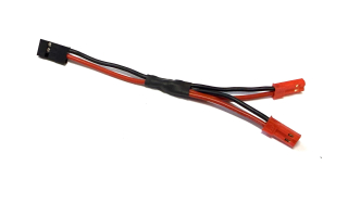 Y kabel 15cm JR > 2x JST