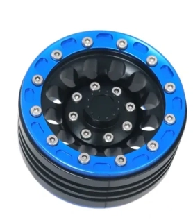 kovový beadlock disk 1.9 1ks modrý