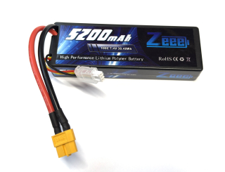 Lipo 2S 5200mAh 100C HARDCASE XT60