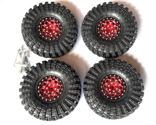 kovové beadlock disky + 4x pneu ROCK 1.9" 120x45mm + BONUS