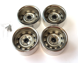 kovové chromové beadlock disky 1.9 4ks -deepdish 